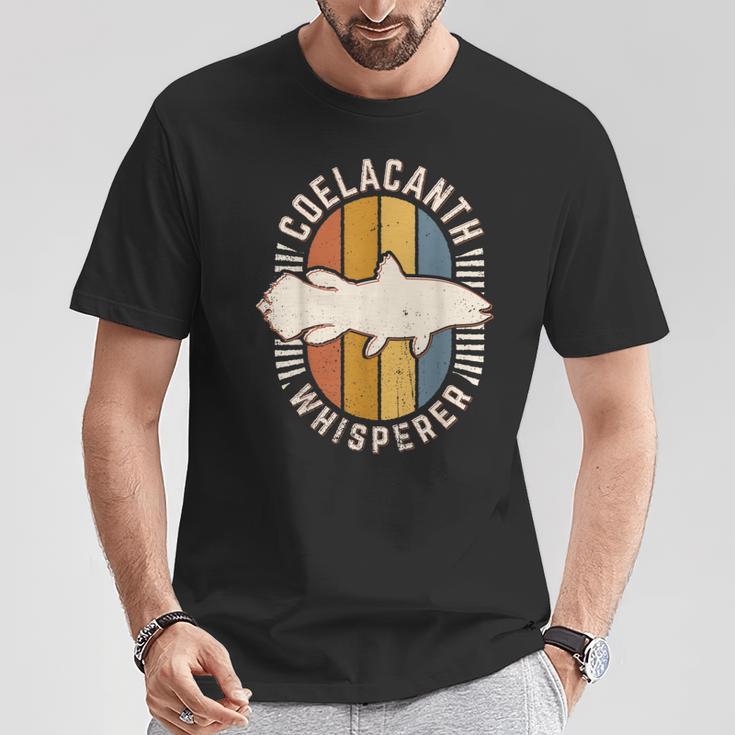 シーラカンスウィスパラー ヴィンテージ クラシック レトロ 動物 愛 Tシャツ 面白い贈り物