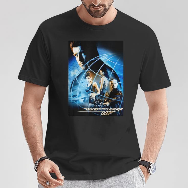 ジェームズ・ボンド 007 The World Is Not Enough Tシャツ 面白い贈り物
