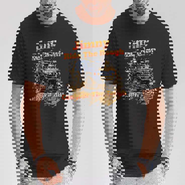 ジムニー 4X4 オフロード トラック 長袖tシャツ Tシャツ 面白い贈り物