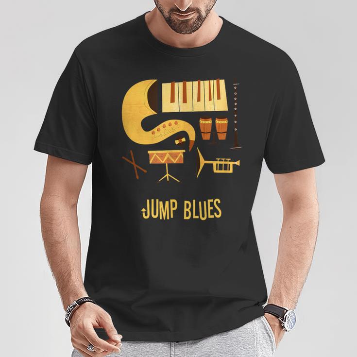 ジャンプ・ブルース-ヴィンテージ・ブルース・ミュージック Tシャツ 面白い贈り物