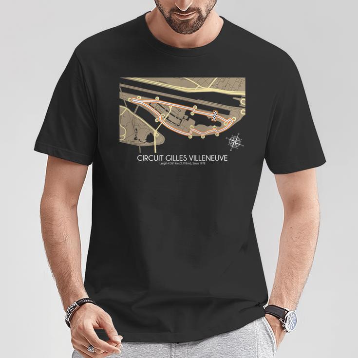 ジル・ヴィルヌーヴ・サーキット・コレクション Tシャツ 面白い贈り物