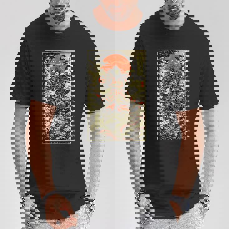 スサノオ 日本神話 女神 浮世絵 神道 Tシャツ 面白い贈り物