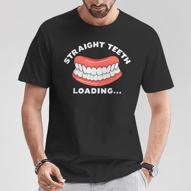 ストレート歯ローディング入れ歯フィニッシャー入れ歯 Tシャツ 面白い贈り物