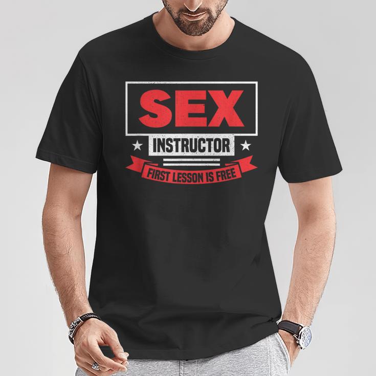 セックスインストラクター初レッスンは無料です-面白いバチェロレッテ Tシャツ 面白い贈り物