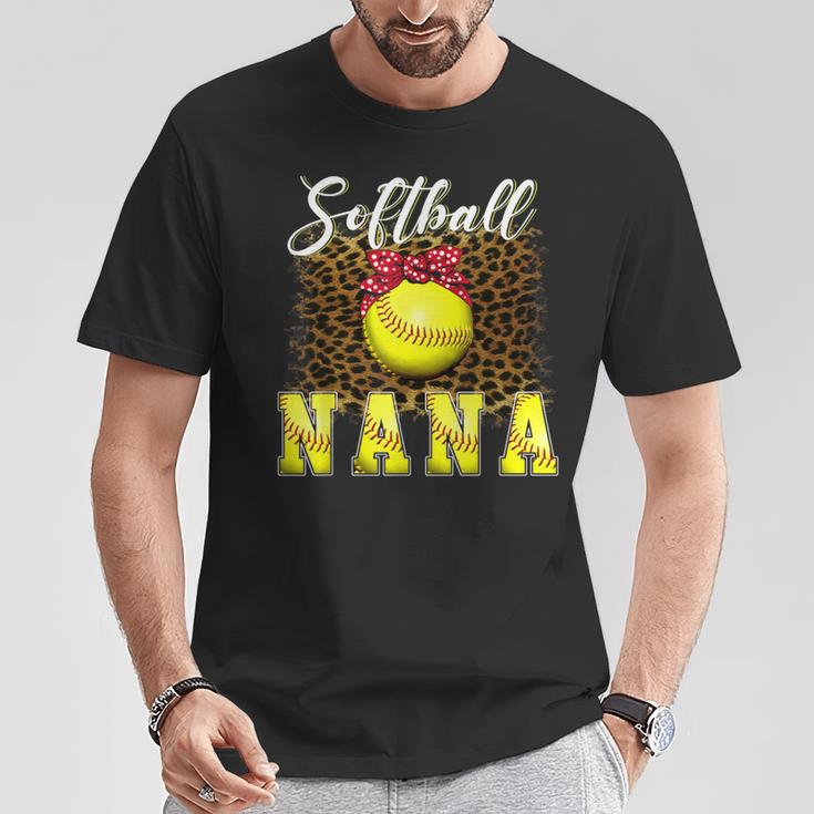 ソフトボール 野球 ナナ ヒョウ柄 おもしろい 母の日 2023 Tシャツ 面白い贈り物