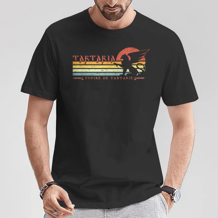タルタリア-タルタリア帝国-レトロな古代グリフィン Tシャツ 面白い贈り物