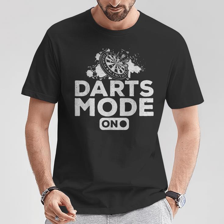 ダーツモードダーツ遊ぶダーツムードダーツ遊ぶダーツ Tシャツ 面白い贈り物