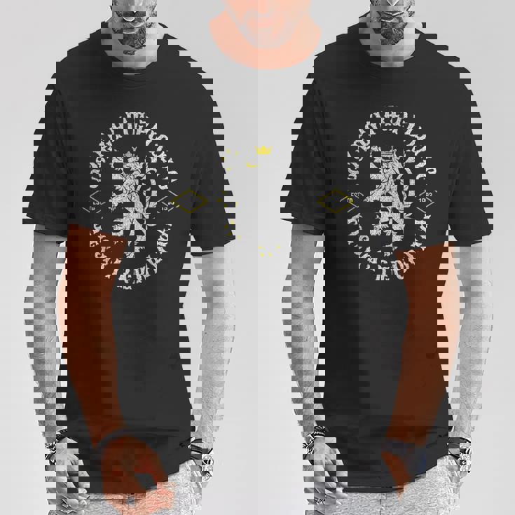 チェコ共和国 ライオン チェコ Tシャツ 面白い贈り物