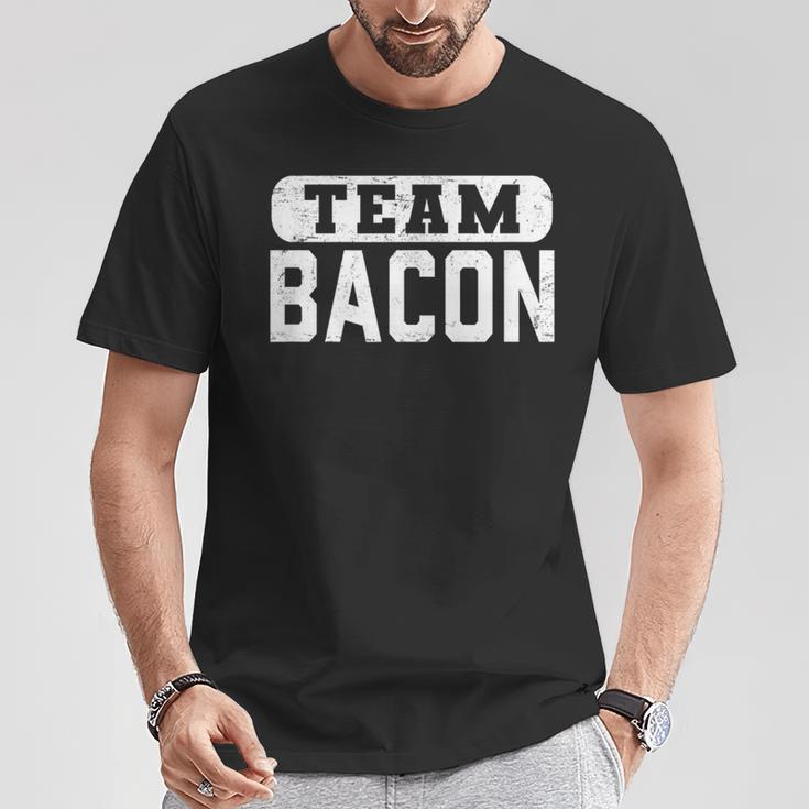 チームベーコンファニーベーコンラバー Tシャツ 面白い贈り物