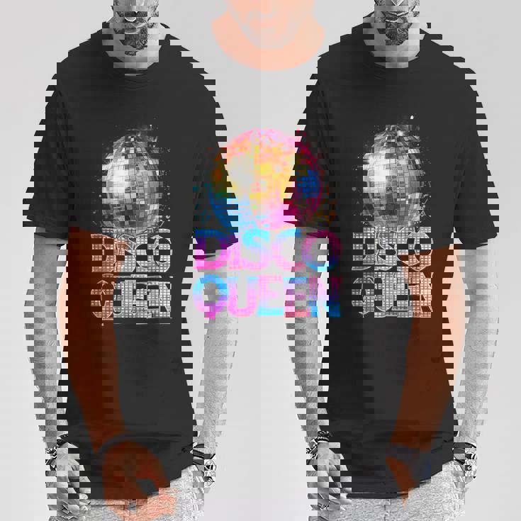 ディスコクイーン 70年代ディスコをテーマにしたヴィンテージ70年代コスチューム。 Tシャツ 面白い贈り物