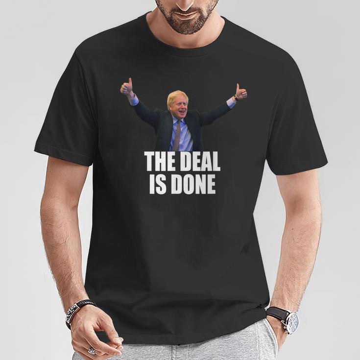 ディールは完了ですボリス・ジョンソン Brexit Deal Tシャツ 面白い贈り物