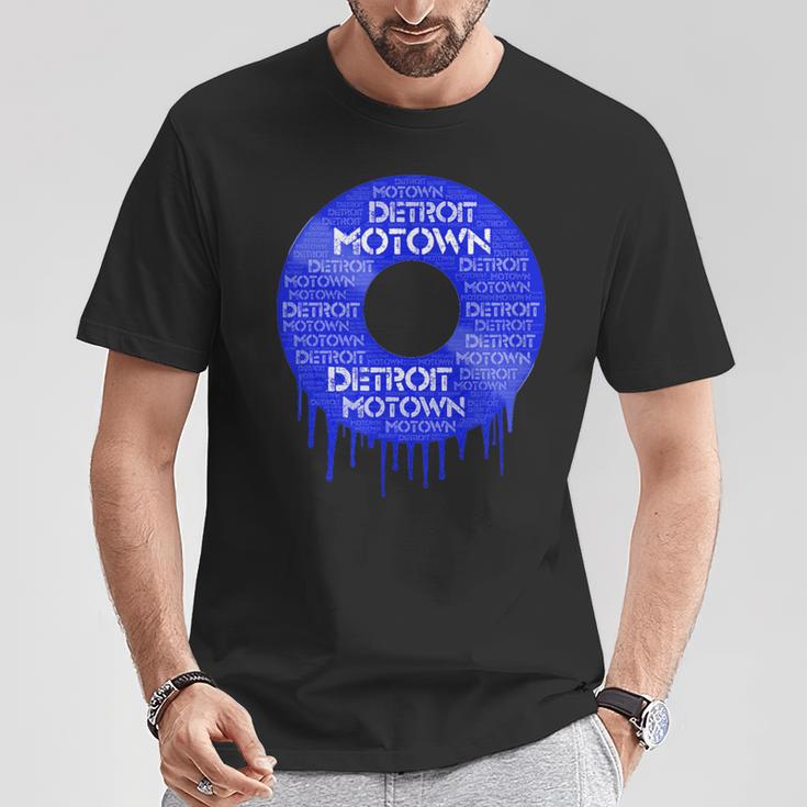 デトロイトモータウンレコードtシャツ モータウンレコードtシャツ Tシャツ 面白い贈り物