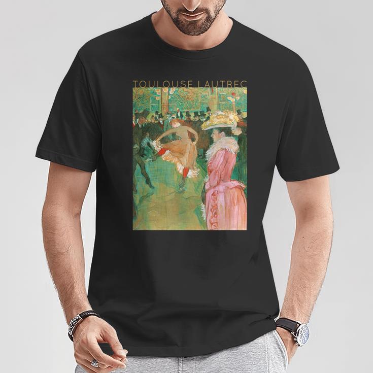 トゥールーズ・ロートレック アーティストのためのダンス Tシャツ 面白い贈り物