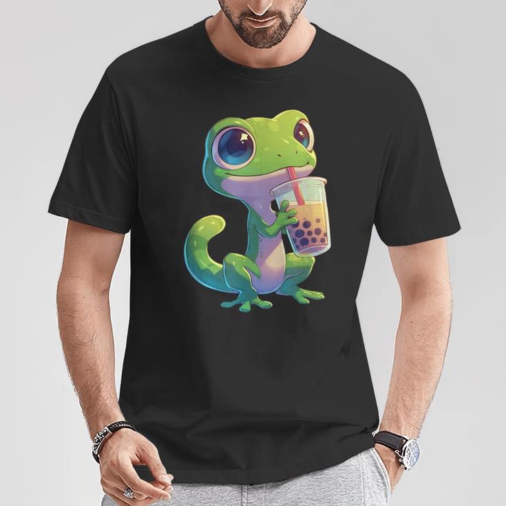 トカゲ かわいい 野生動物 ヤモリ かわいい 爬虫類 Tシャツ 面白い贈り物