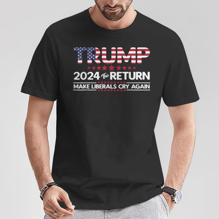 トランプ 2024 ザ・リターン Tシャツ 面白い贈り物