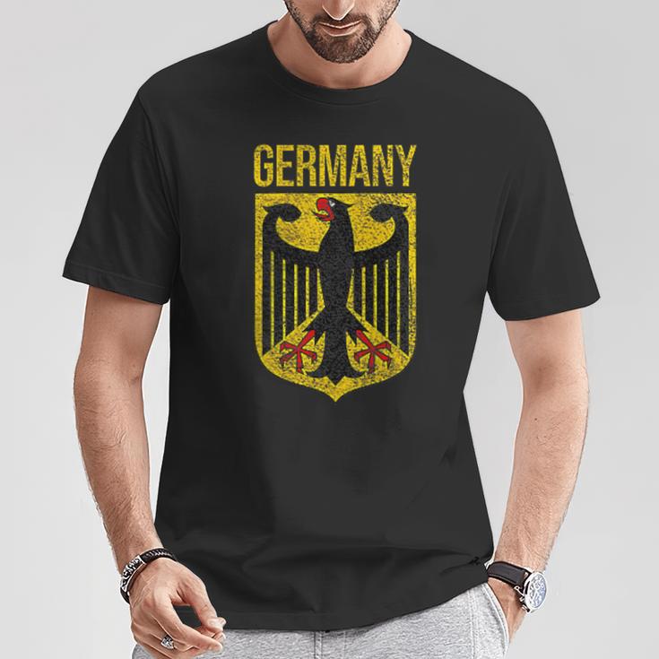 ドイツの紋章ドイツイーグル Tシャツ 面白い贈り物