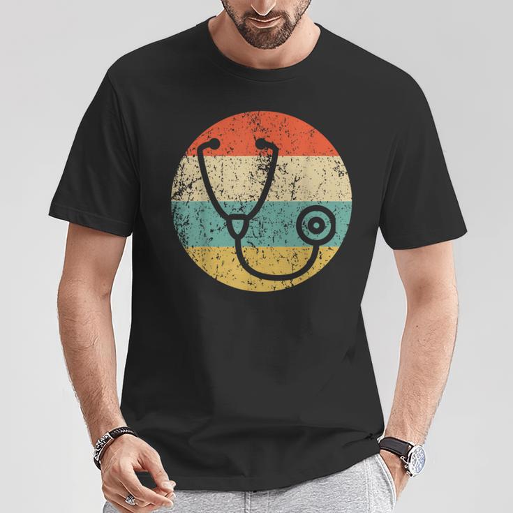 ドクター・ナースヴィンテージレトロ聴診器 Tシャツ 面白い贈り物