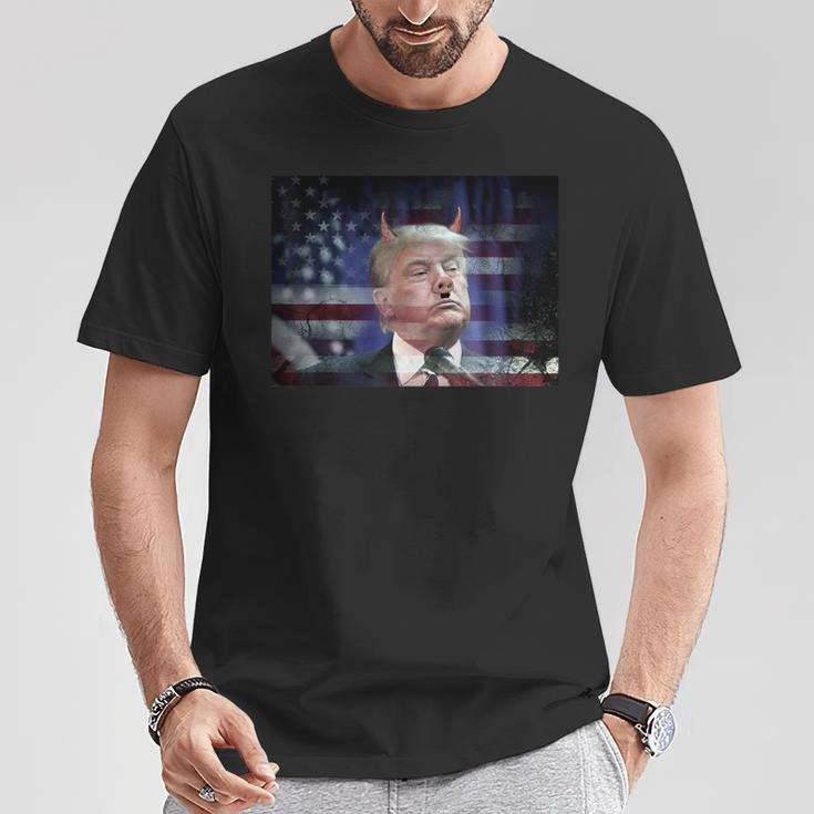 ドナルド・トランプ ブタ 動物 面白い Tシャツ 面白い贈り物