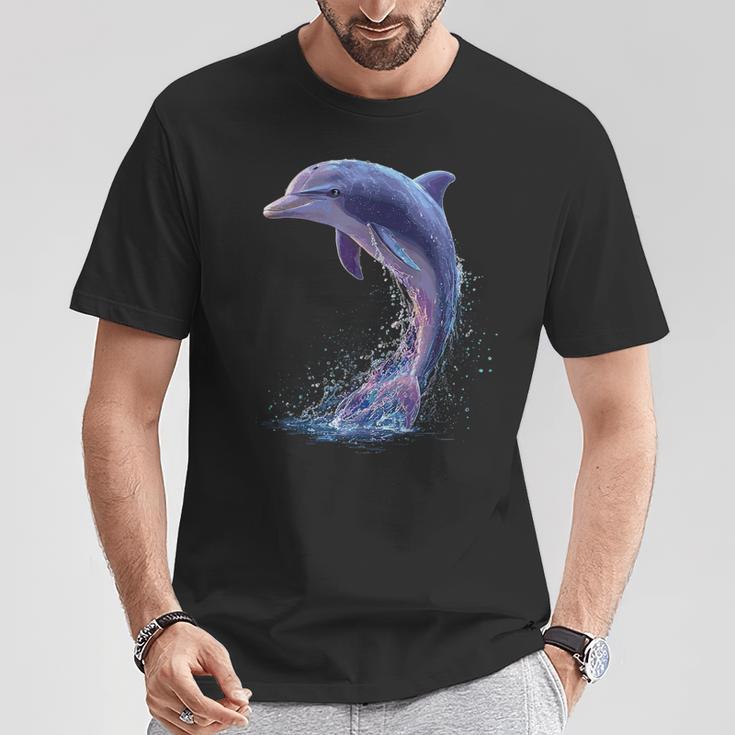 ドルフィンダイバー イルカ 海 かわいい イルカ イルカ Tシャツ 面白い贈り物