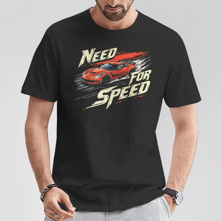 ニード・フォー・スピード ハイオクタンレース グラフィックデザイン Tシャツ 面白い贈り物