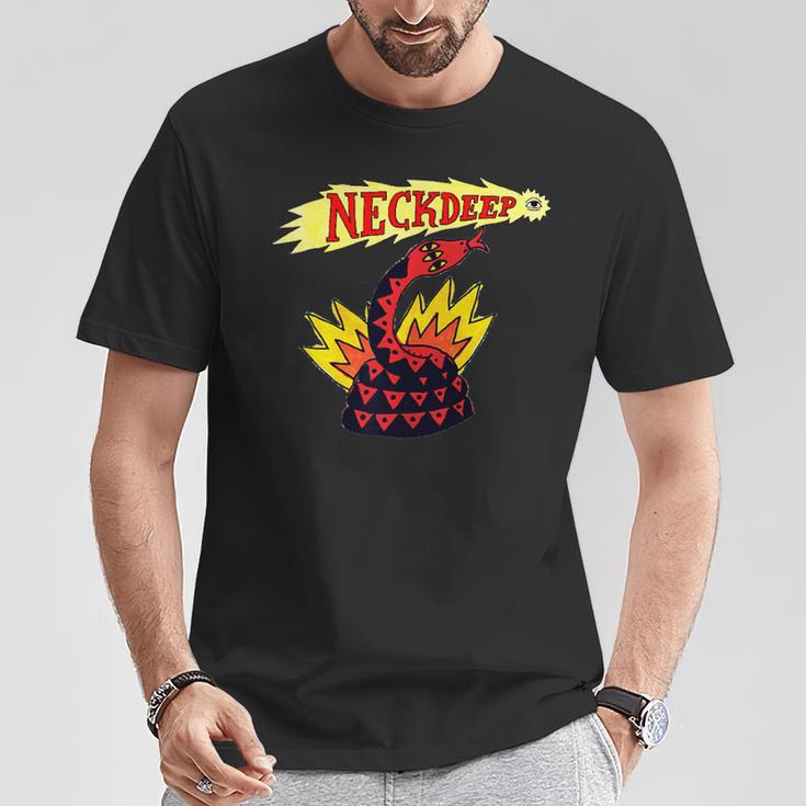 ネックディープシューティングアイ Tシャツ 面白い贈り物
