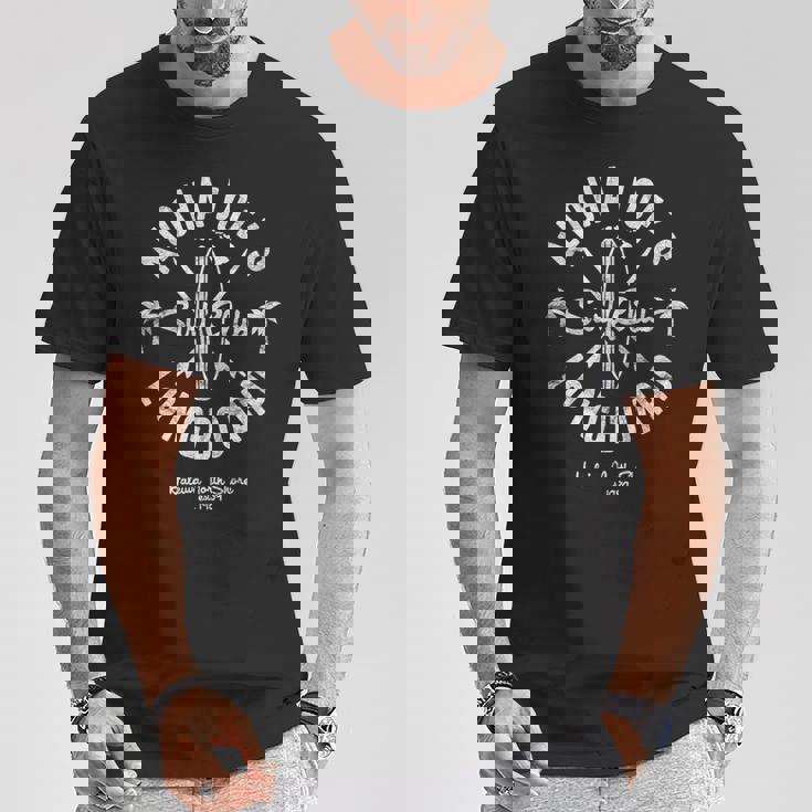 ノースショア ハワイ ハレイワ サーフクラブ ビンテージスタイル Tシャツ 面白い贈り物