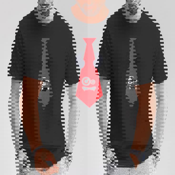 ハロウィン ネクタイ 漫画 モンスター 赤 面白い Tシャツ 面白い贈り物