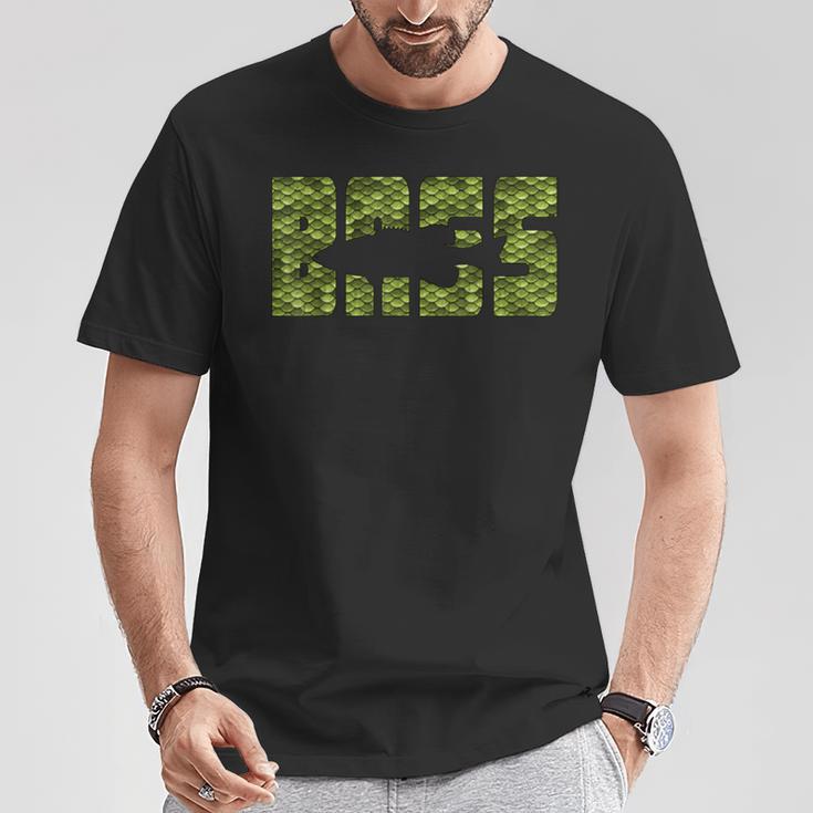 バスフィッシングティー オオクチ バスアングラーフィッシュティー Tシャツ 面白い贈り物