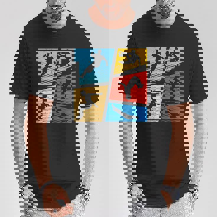 パルクール ヴィンテージ フリーランニングパルクール ランナー パルクール Tシャツ 面白い贈り物