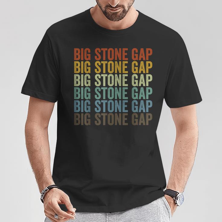 ビッグ・ストーン・ギャップ・シティ・レトロ Tシャツ 面白い贈り物