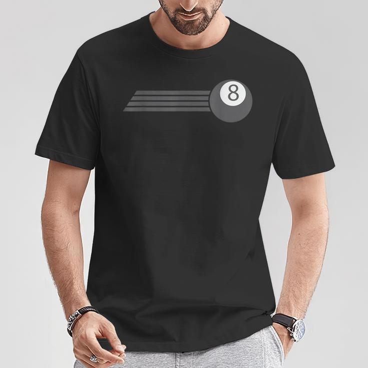ビリヤードオールプレーン Tシャツ 面白い贈り物