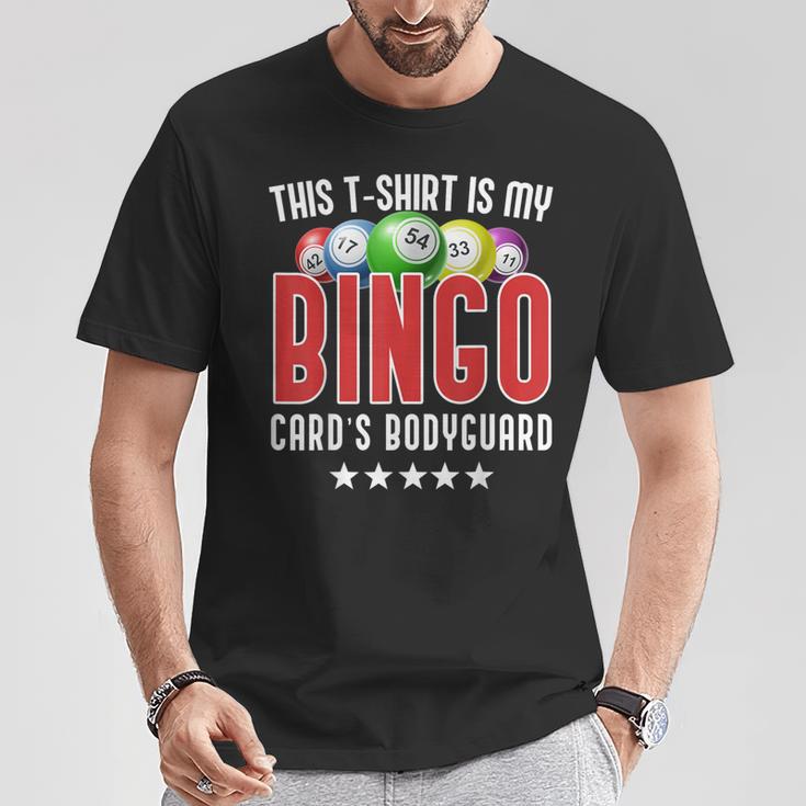 ビンゴカード ボディガード アクセサリー ビンゴ Tシャツ 面白い贈り物