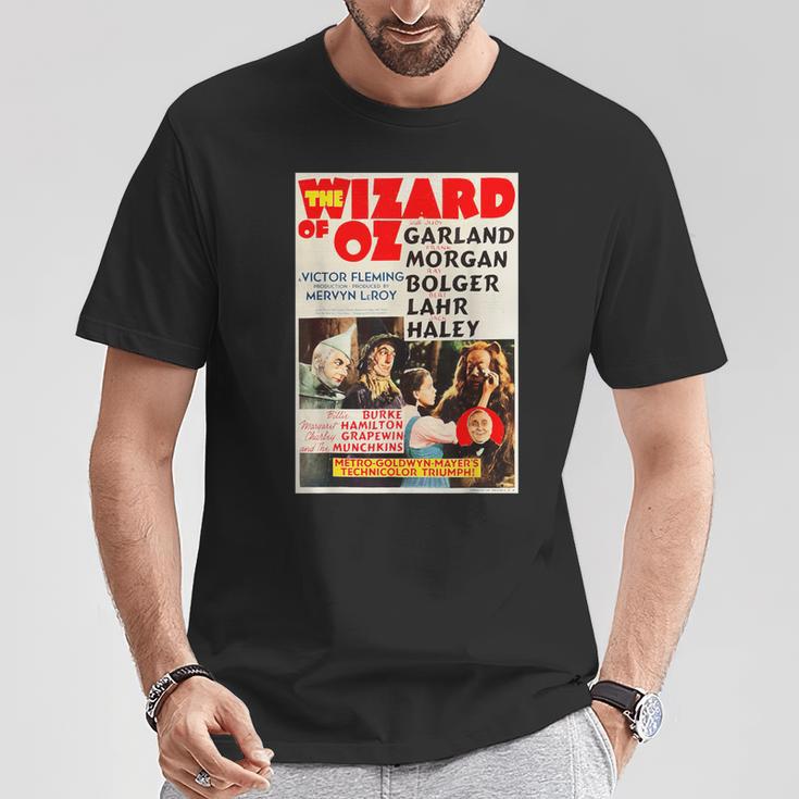 ビンテージオズの魔法使いポスター Tシャツ 面白い贈り物