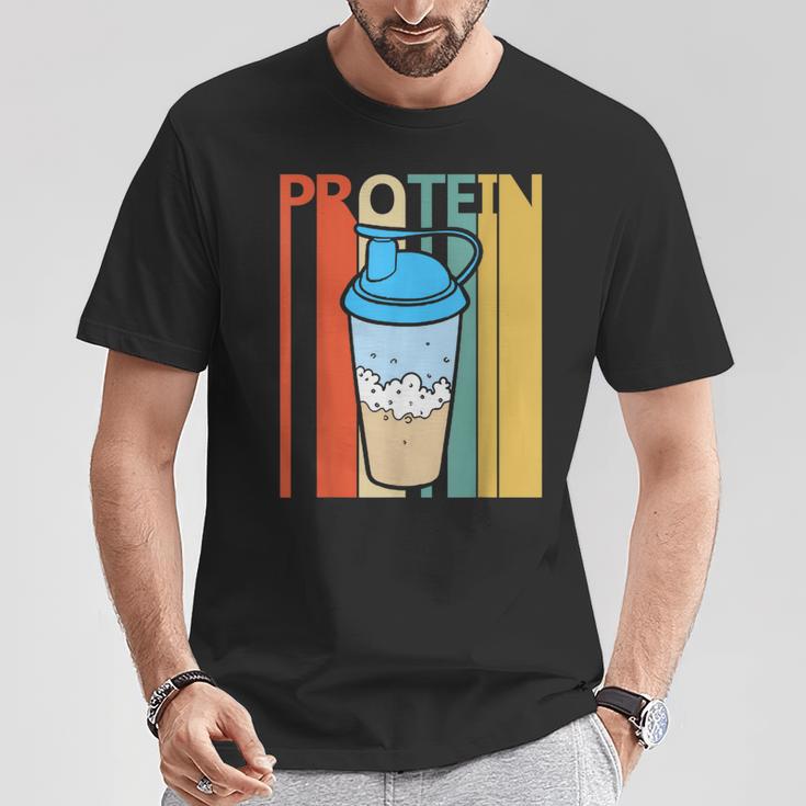 ビンテージ・スタイル タンパク質 Tシャツ 面白い贈り物
