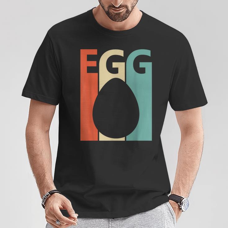 ビンテージ・スタイル 卵 Tシャツ 面白い贈り物