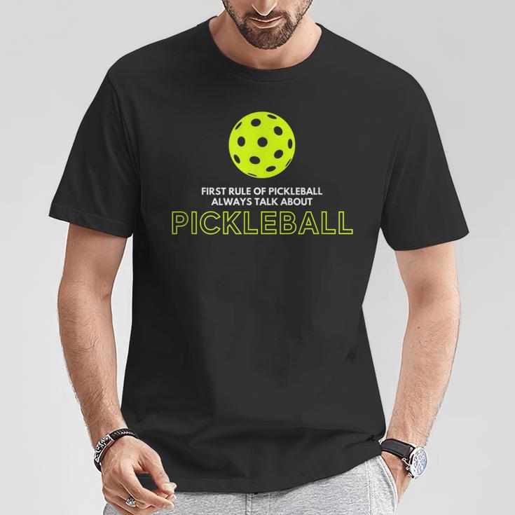 ピックルボール第一ルール Tシャツ 面白い贈り物