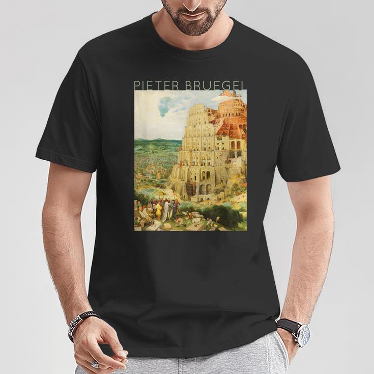 ピーテル・ブリューゲル 長老 バベルの大塔 Tシャツ 面白い贈り物
