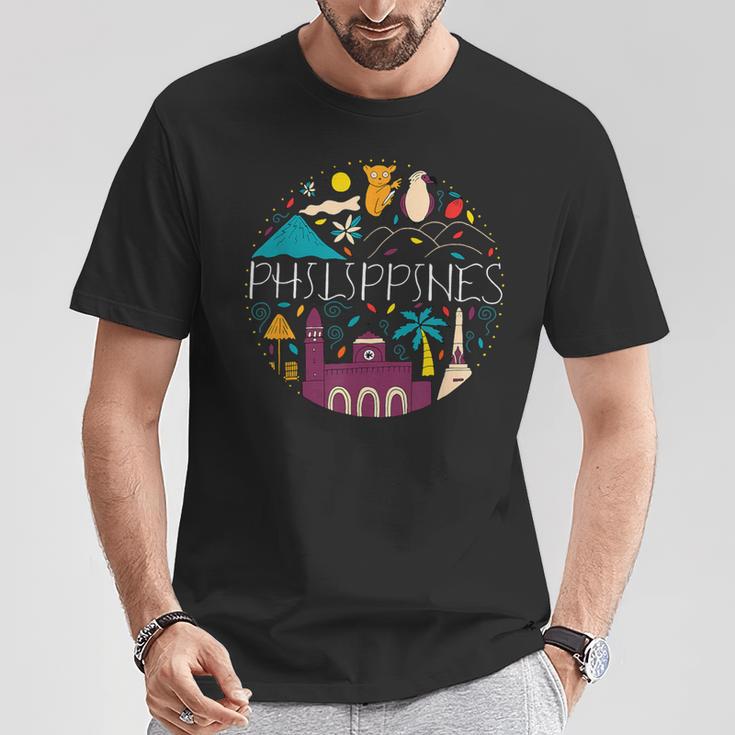 フィリピンの面白い国民のシンボル フィリピンのお土産 Tシャツ 面白い贈り物
