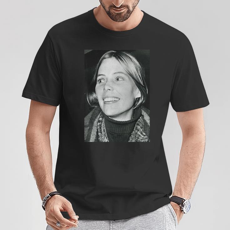 フォーク・シンガー、ジョニ・ミッチェル・クラウズ・エラ 1969 Tシャツ 面白い贈り物