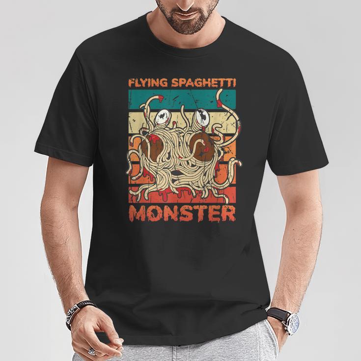 フライングスパゲッティモンスター モンスター Tシャツ 面白い贈り物
