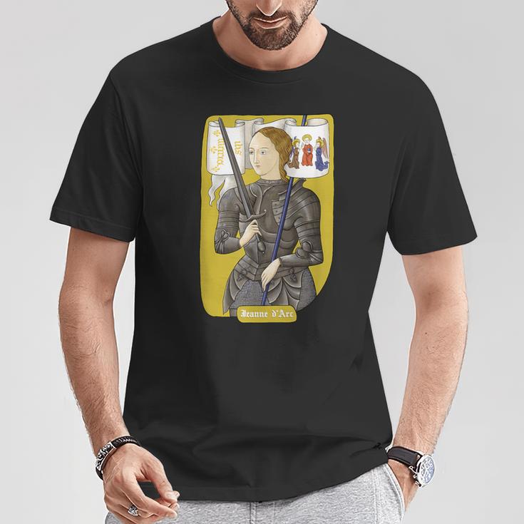 フランスのヒロインの聖ジャンヌ・ダルク Tシャツ 面白い贈り物