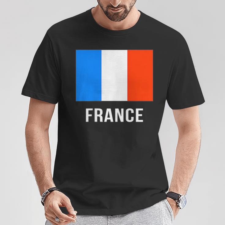 フランス国旗シャツ Tシャツ 面白い贈り物