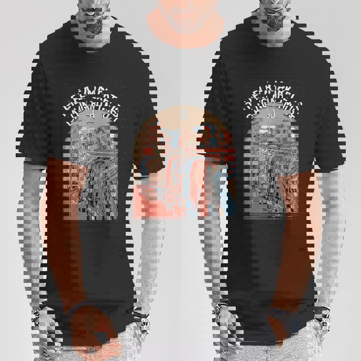 フリーマーケットは古着屋をよこす愛好家を呼んでいます Tシャツ 面白い贈り物