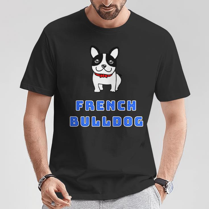 フレンチブルドッグ さん 犬【どうぶつフレンズ】グッズ ゆるくて かわいい イラスト 長袖tシャツ Tシャツ 面白い贈り物