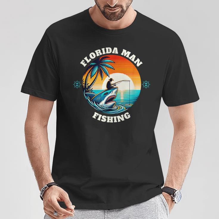 フロリダ・マン・フィッシング Tシャツ 面白い贈り物