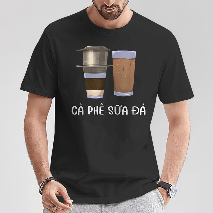ベトナム ベトナム式フィルターコーヒー ベトナム式アイスコーヒー Tシャツ 面白い贈り物