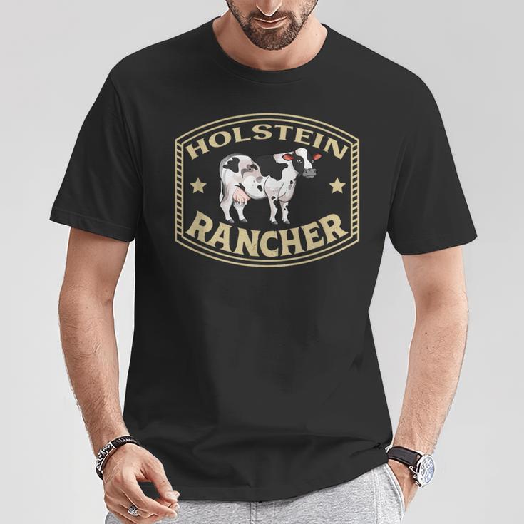ホルスタイン・フリージア牛 ホルスタイン・ランチャー Tシャツ 面白い贈り物