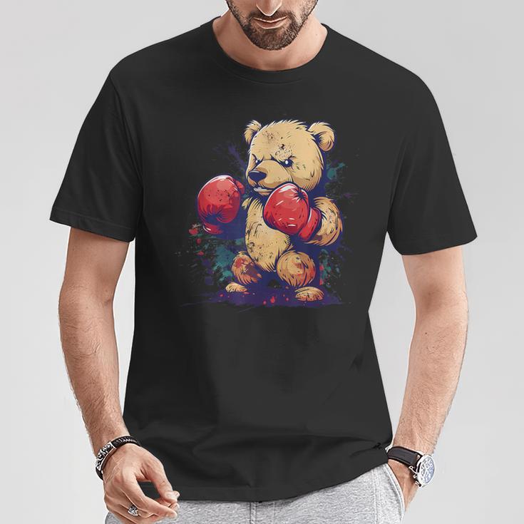 ボクサー 熊 ボクシング グローブ キックボクシング 面白い ボクシング Tシャツ 面白い贈り物