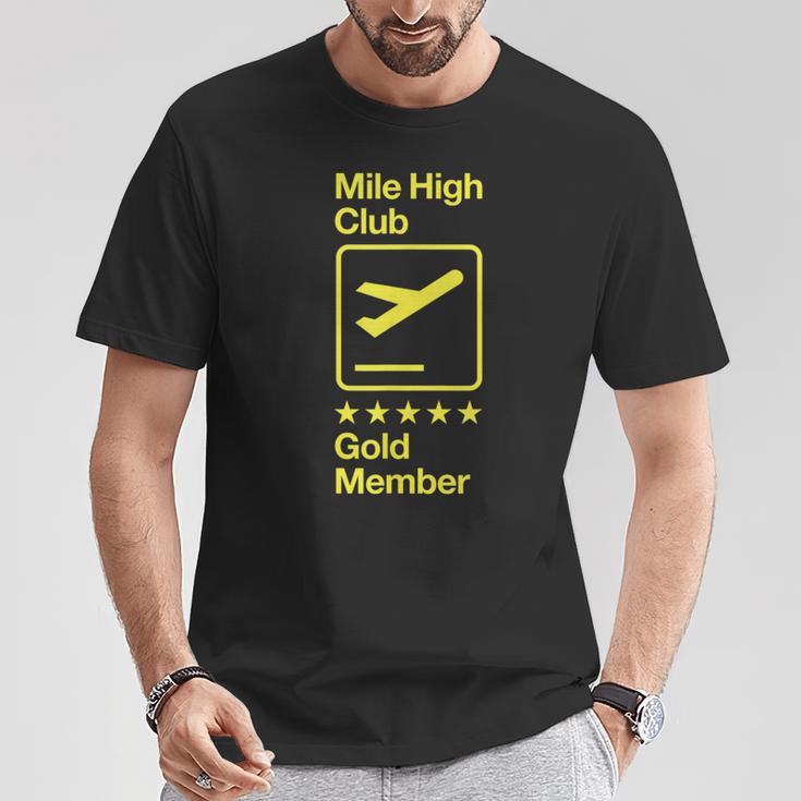 マイルハイクラブ ゴールドメンバー Tシャツ 面白い贈り物
