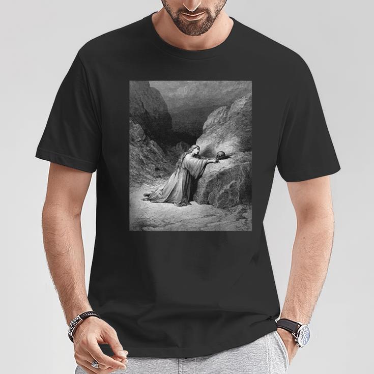 マグダラのマリア・ギュスターヴ・ドーレ ロマン主義 聖書芸術 長袖tシャツ Tシャツ 面白い贈り物
